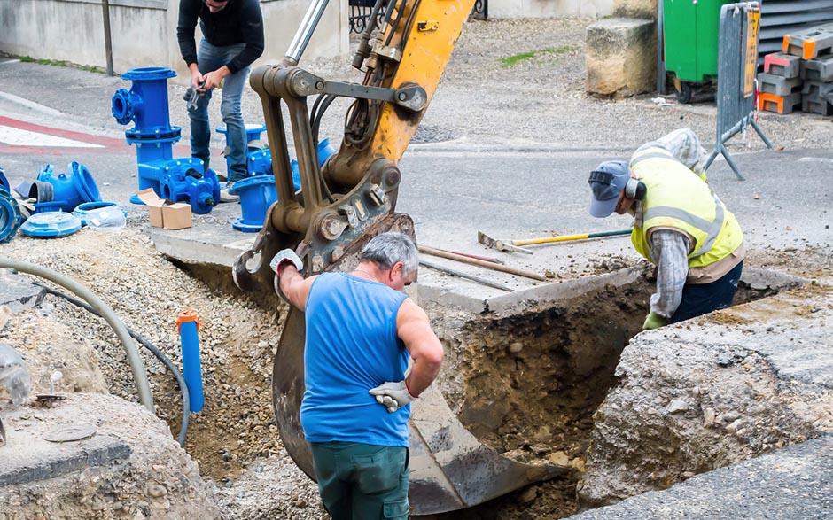 travaux assainissement Moussy-le-Vieux